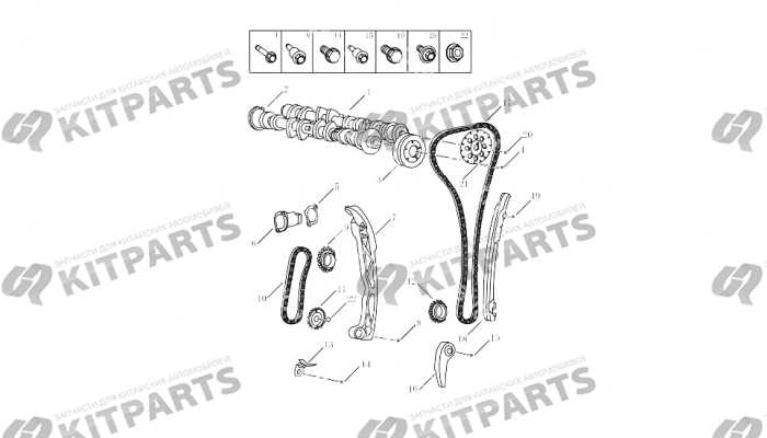 Распредвалы, цепь [JLD-4G20-A45\A017,JL] Geely