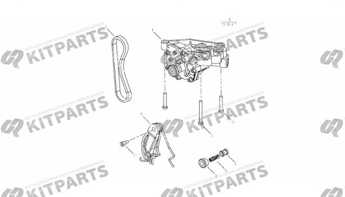 Масляный насос [JLE-4G18TD-B06] Geely