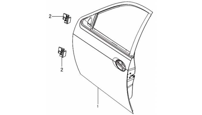Передняя левая дверь Lifan Breez
